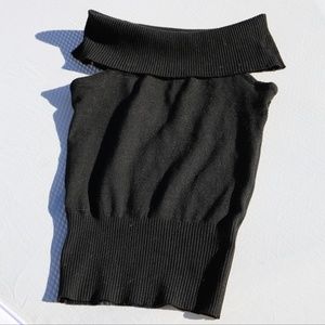 cold shoulder tank
